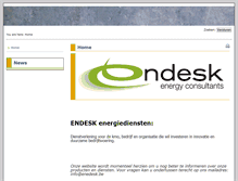 Tablet Screenshot of endesk.be